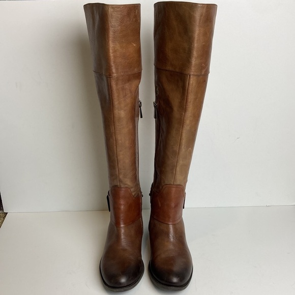 Vince Camuto Beatrix Harness Boot in Russet Size 8 Riding Western Equestrian - Picture 6 of 16